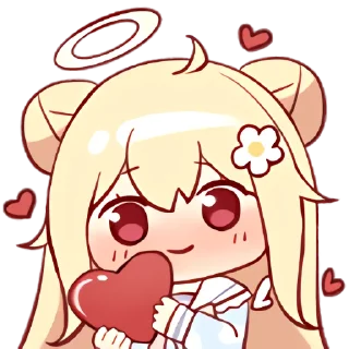 🥰 emoji 沙月ちゃん Telegram sticker 15 of 20