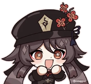 Sticker from Genshin new pack