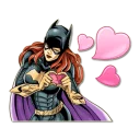 ❤ emoji Batman Telegram sticker 11 of 40