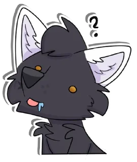 ❓ emoji Toya! Telegram sticker 19 of 51