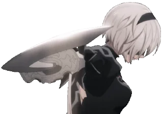🗡️ emoji 2B @Gian_TGX Telegram sticker 9 of 11