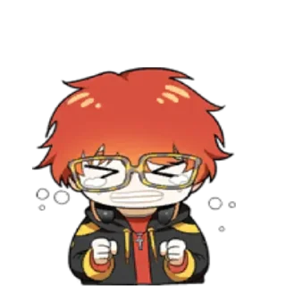 😓 emoji Mystic Messenger Telegram sticker 18 of 93