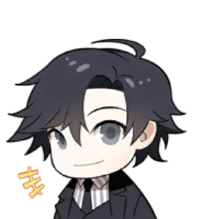 🙂 emoji Mystic Messenger Telegram sticker 17 of 93