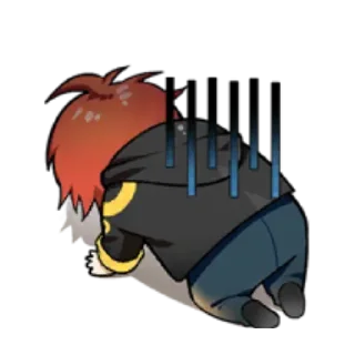 😫 emoji Mystic Messenger Telegram sticker 19 of 93