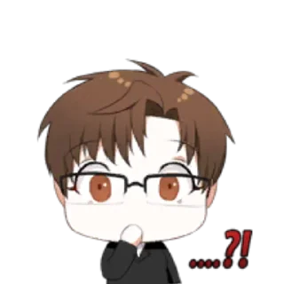 😗 emoji Mystic Messenger Telegram sticker 7 of 93
