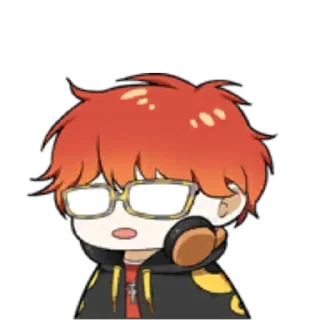 🙃 emoji Mystic Messenger Telegram sticker 24 of 93