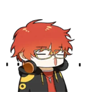 😙 emoji Mystic Messenger Telegram sticker 21 of 93