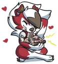 ❤ emoji Lycanrocs Daily Telegram sticker 9 of 18