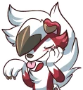 😘 emoji Lycanrocs Daily Telegram sticker 7 of 18