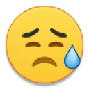 😥 emoji Kik - Default Telegram sticker 7 of 22