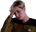 🤦 emoji Star Trek: TNG Telegram sticker 23 of 25