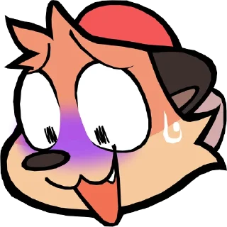 😰 emoji Chester's Party Pack DX Telegram sticker 13 of 57