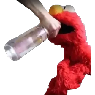 🍺 emoji ELMO - [Instagram: @WiStickers] Telegram sticker 24 of 25