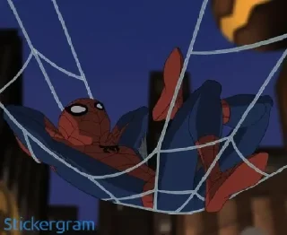Sticker from Spider-Man