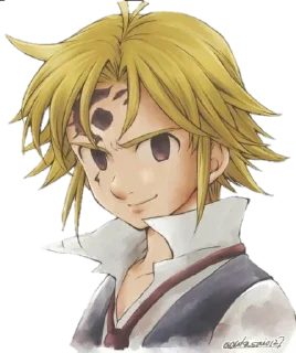😈 emoji Meliodas @Blue_Rose_Sword Telegram sticker 11 of 55