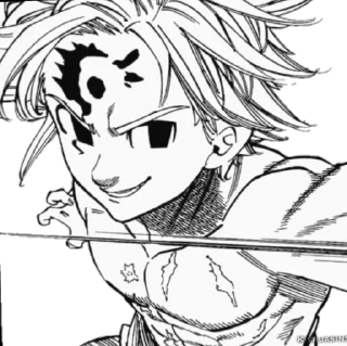 😈 emoji Meliodas @Blue_Rose_Sword Telegram sticker 15 of 55