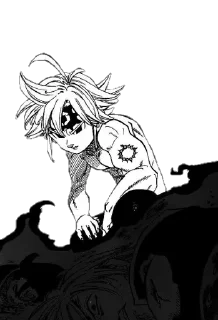 😒 emoji Meliodas @Blue_Rose_Sword Telegram sticker 22 of 55