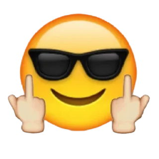 🖕 emoji Emoticons @igorpandy [Igor Kamandukaia] Telegram sticker 15 of 70