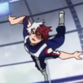 🤨 emoji Todoroki Shoto Telegram sticker 12 of 16