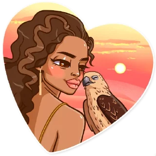❤️ emoji Maria del Carmen Telegram sticker 6 of 50