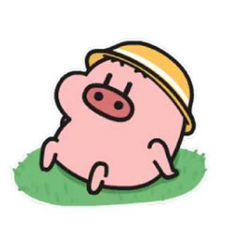 😊 emoji 菜猪 Telegram sticker 12 of 50