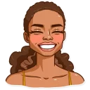 😁 emoji Maria del Carmen Telegram sticker 8 of 50