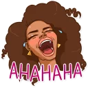 😂 emoji Maria del Carmen Telegram sticker 1 of 50