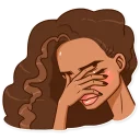 🤦‍♂️ emoji Maria del Carmen Telegram sticker 20 of 50