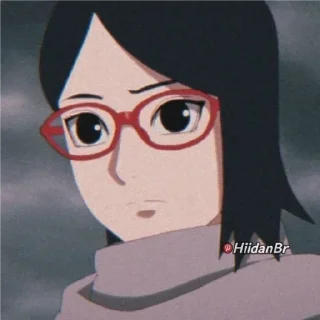 😐 emoji Sarada Uchiha ❤️ (@To_tipo_uchiha_sasuke) Telegram sticker 16 of 63