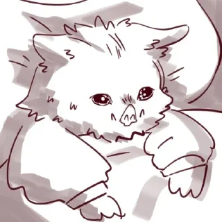 😓 emoji Inosuke Telegram sticker 21 of 31