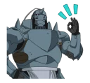 👌 emoji Fullmetal Alchemist LINE Telegram sticker 10 of 48