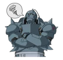 😒 emoji Fullmetal Alchemist LINE Telegram sticker 24 of 48