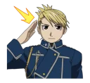 💁 emoji Fullmetal Alchemist LINE Telegram sticker 15 of 48