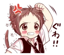 😾 emoji Naughty cat ear boy Telegram sticker 16 of 40