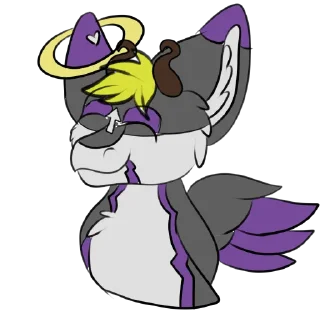 😇 emoji Taryn The Adorable Angle Dangle! (NOT FOR PUBLIC USE!) Telegram sticker 10 of 34