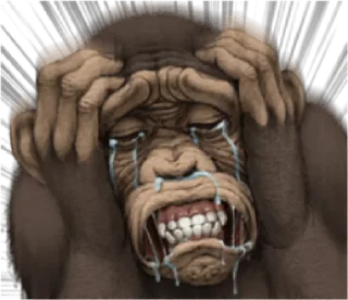 🐵 emoji chimp        by @raivozo Telegram sticker 13 of 87