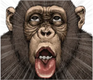 🐵 emoji chimp        by @raivozo Telegram sticker 6 of 87