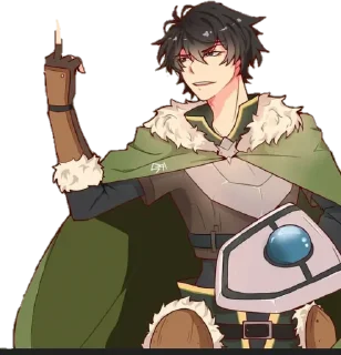 🖕 emoji Naofumi Iwatani - @Blue_rose_sword Telegram sticker 12 of 50