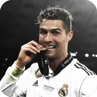 🫥 emoji cr7🇵🇹🐐 Telegram sticker 6 of 12