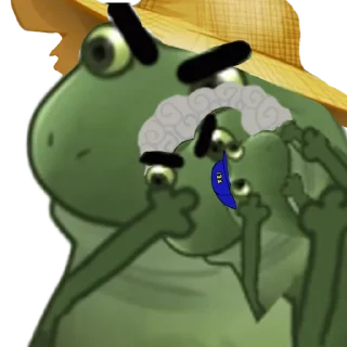 💦 emoji Worried: Frens Telegram sticker 21 of 27