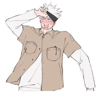 😳 emoji JUJUTSU KAISEN @Toji_sama Telegram sticker 21 of 120