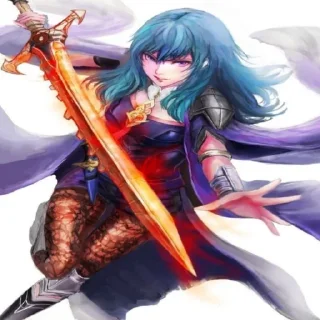 💙 emoji Byleth fire emblem Telegram sticker 16 of 120