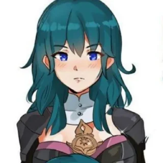 💙 emoji Byleth fire emblem Telegram sticker 1 of 120