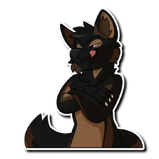 Sticker from Mika the Shep