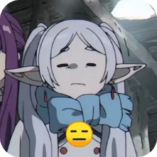 👄 emoji Frieren Telegram sticker 5 of 30
