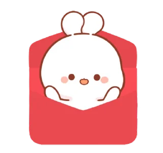 ⭐ emoji 🍭@Mycute_stickers cotton bunny Telegram sticker 7 of 47