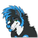 💙 emoji Leo Telegram sticker 6 of 19