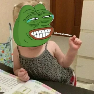 Sticker from babys cara de sapo:) @stickersdaManu