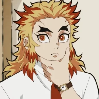 🔥 emoji (🔥) Rengoku ❤️‍🔥 Kyojuro!! Telegram sticker 8 of 33