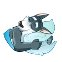 😴 emoji Haskell Telegram sticker 20 of 20